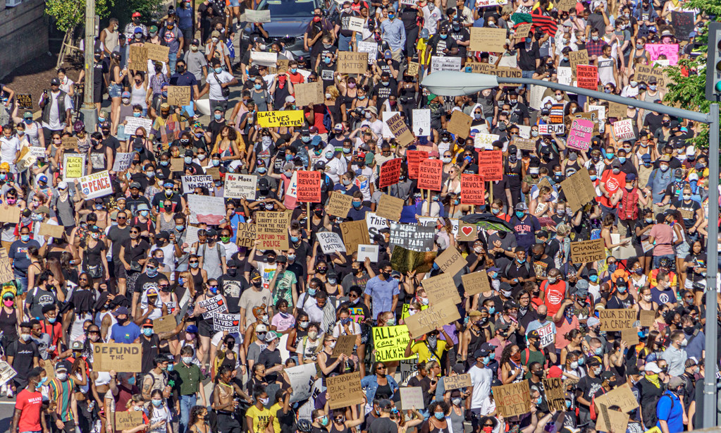 Protestors in Washington DC