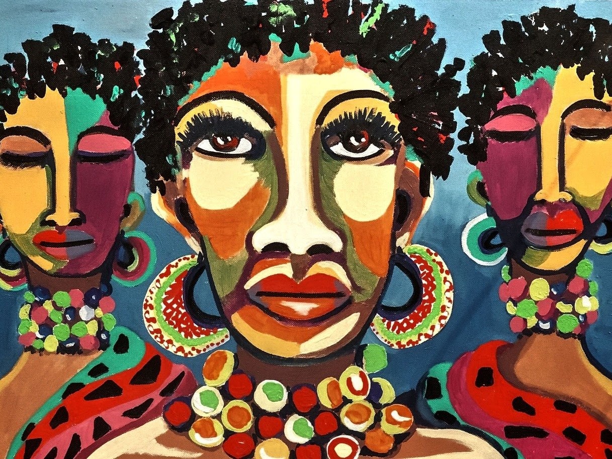 African-inspired art