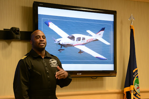 Barrington Irving Teaching a class