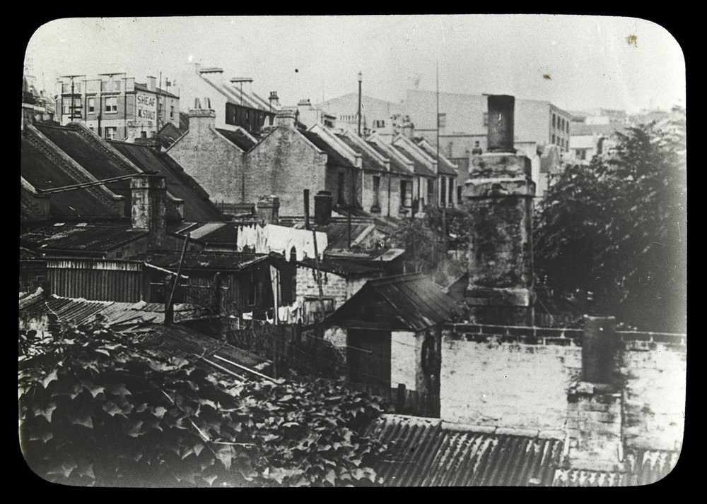 Inner city slums