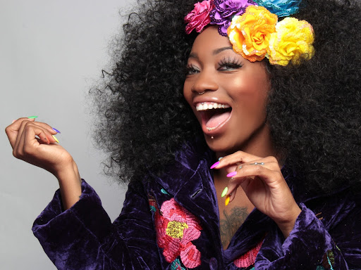 Black woman smiling