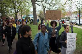 Student protesting 