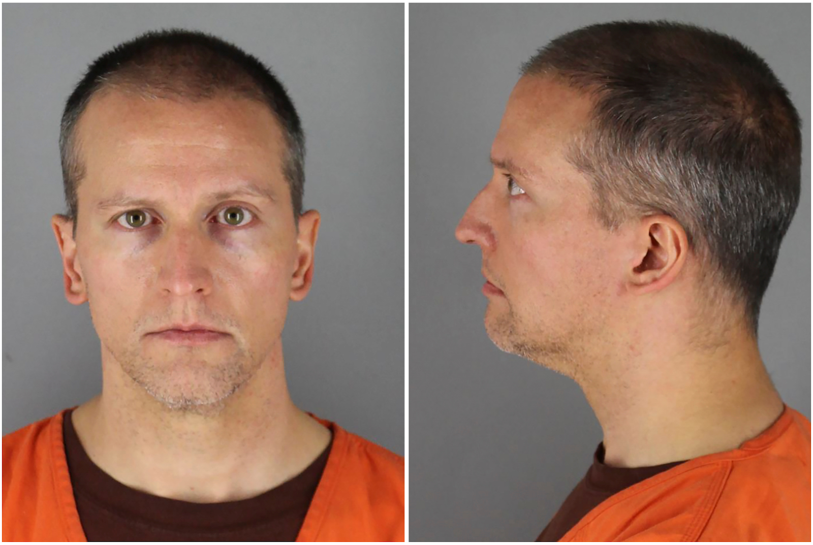 Derek Chauvin mugshots