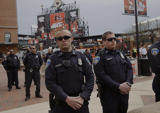 2 Cops posing for a picture