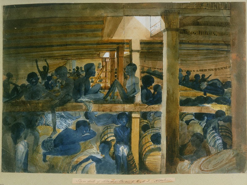 Transatlantic Slave Ship illustration