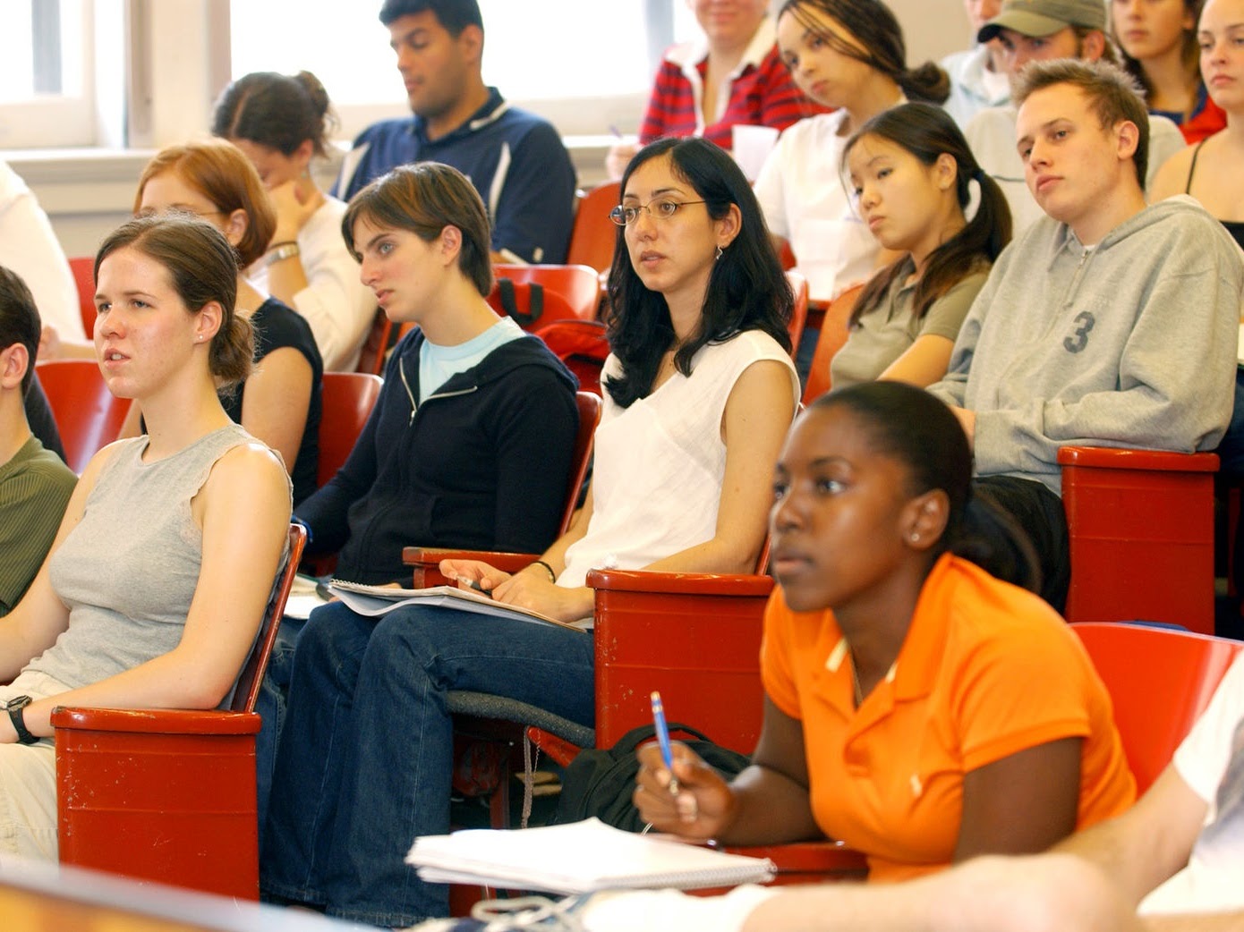 Students in class