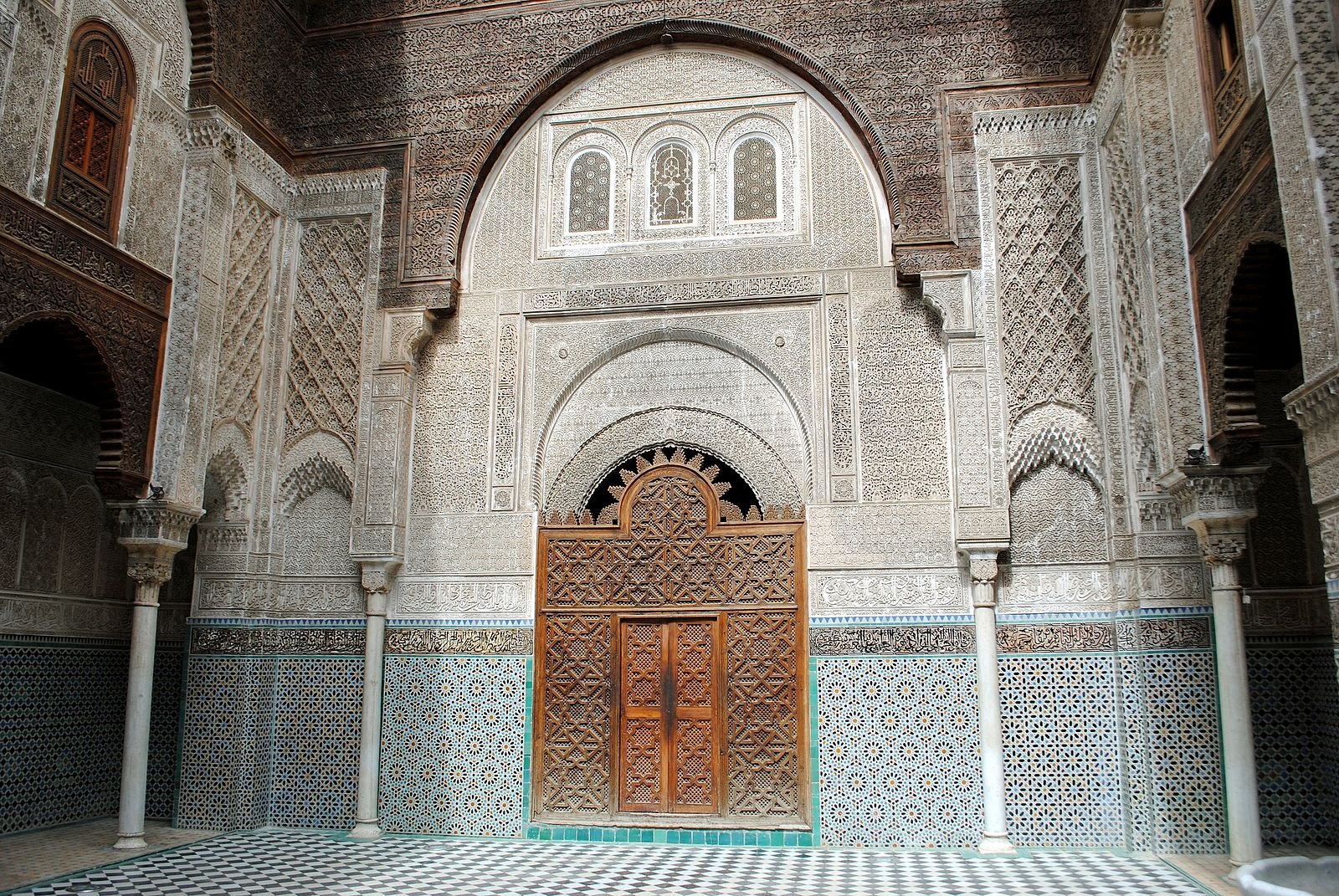 Al-Attarine Madrasa in Fes, Morocco