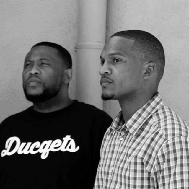 Rapper Brandon “Tiny Doo” Duncan and Aaron Harvey