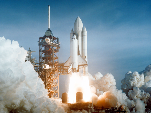 Space ship launching