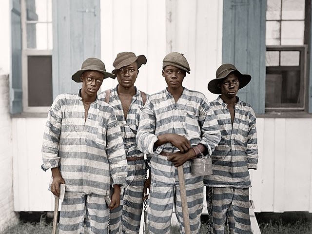 A Southern chain gang circa 1903