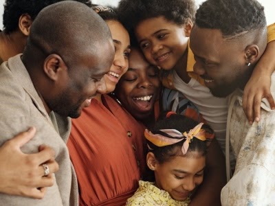 Family Gathering for a group hug