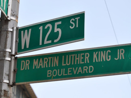 Street signs at intersection