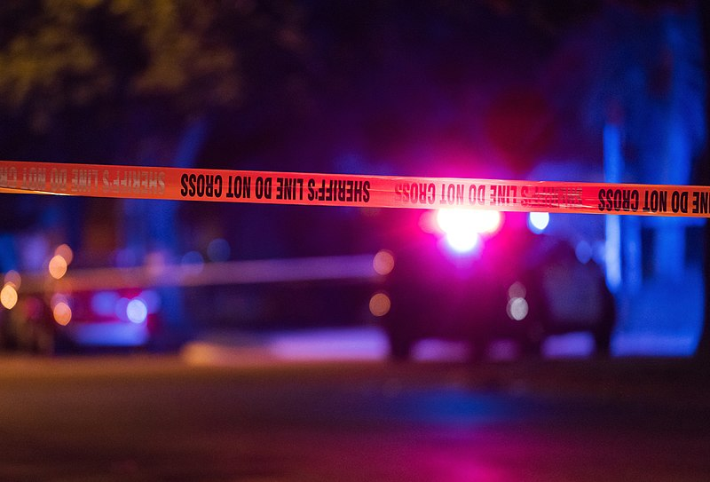 Do Not Cross Police Tape At Crime Scene