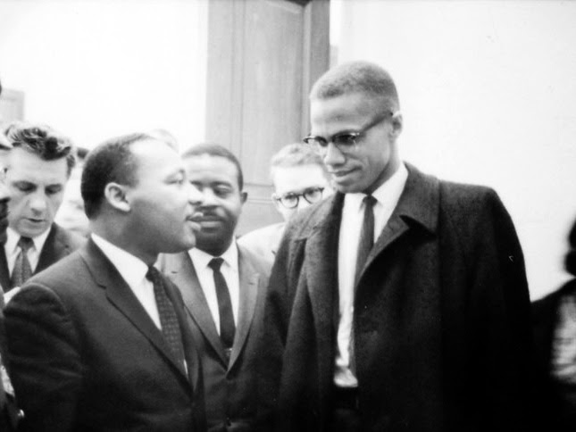 Martin Luther King and Malcolm X