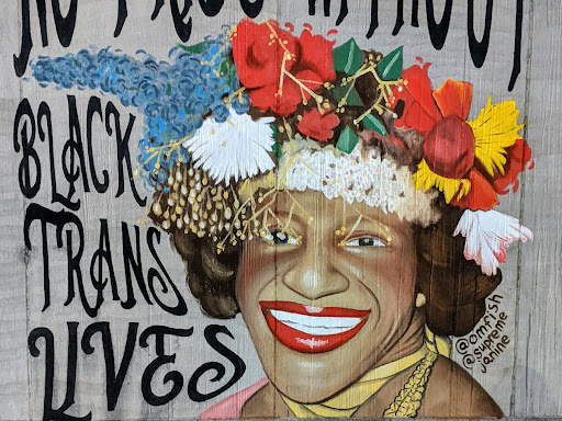 Mural of Marsha P. Johnson