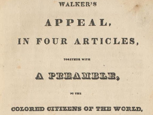 David Walker's Appeal Cover