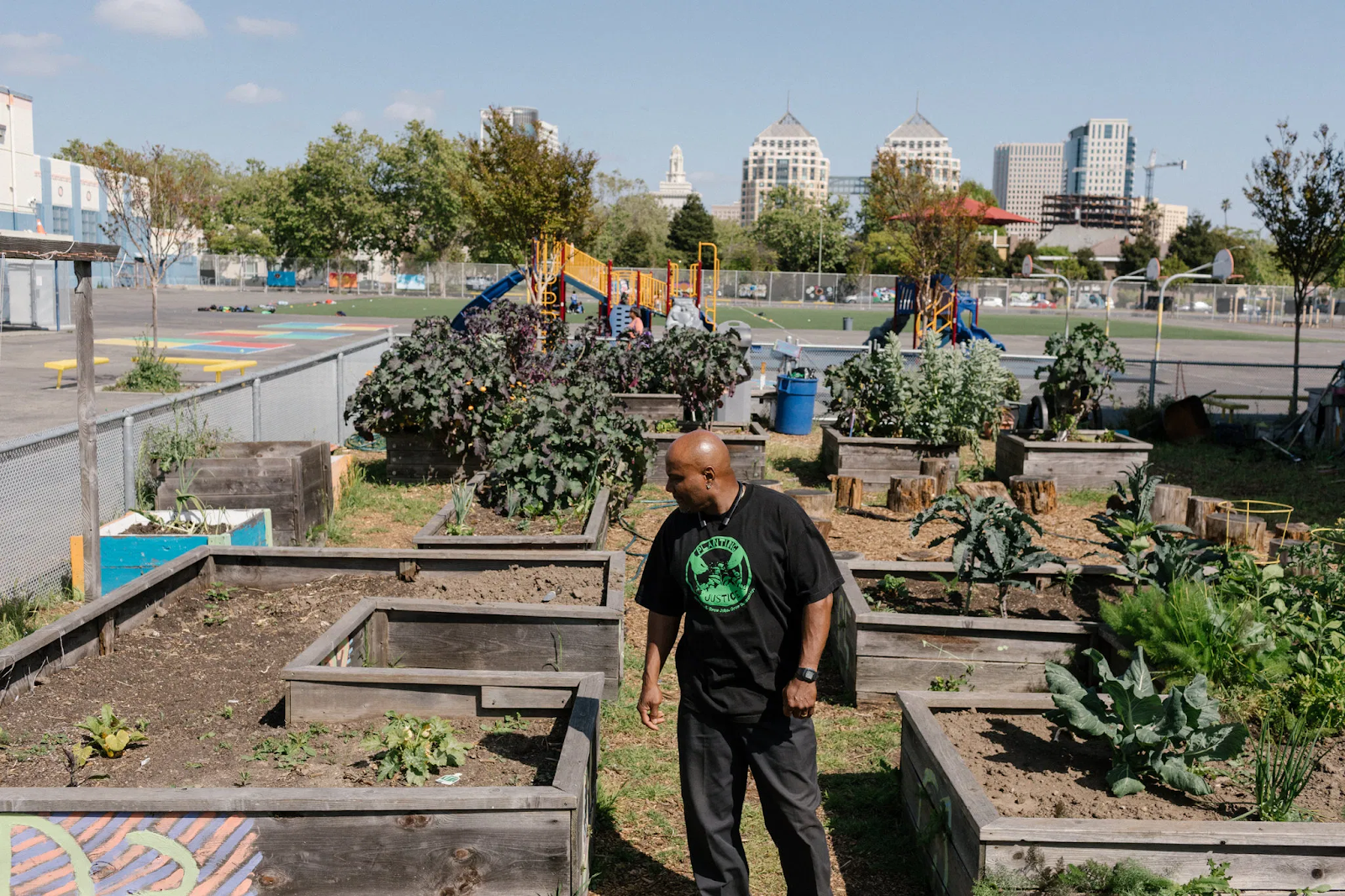 Planting Justice garden