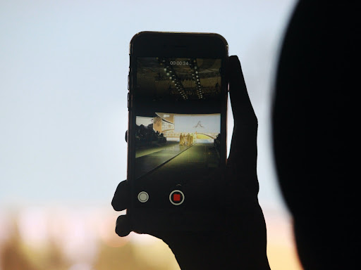 Cell phone recording video