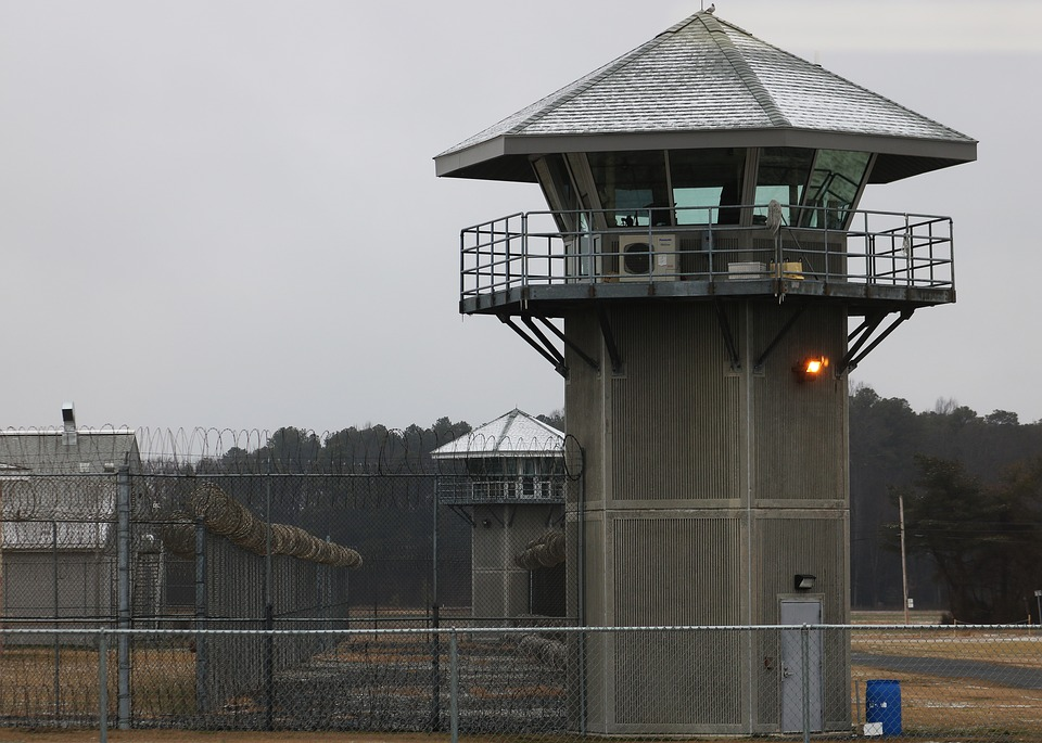 Prison security tower