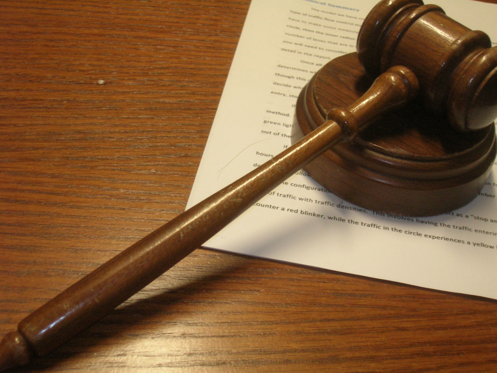 Court gavel