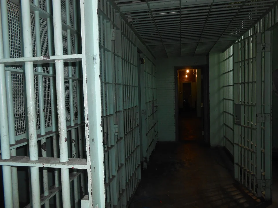 Prison hallway