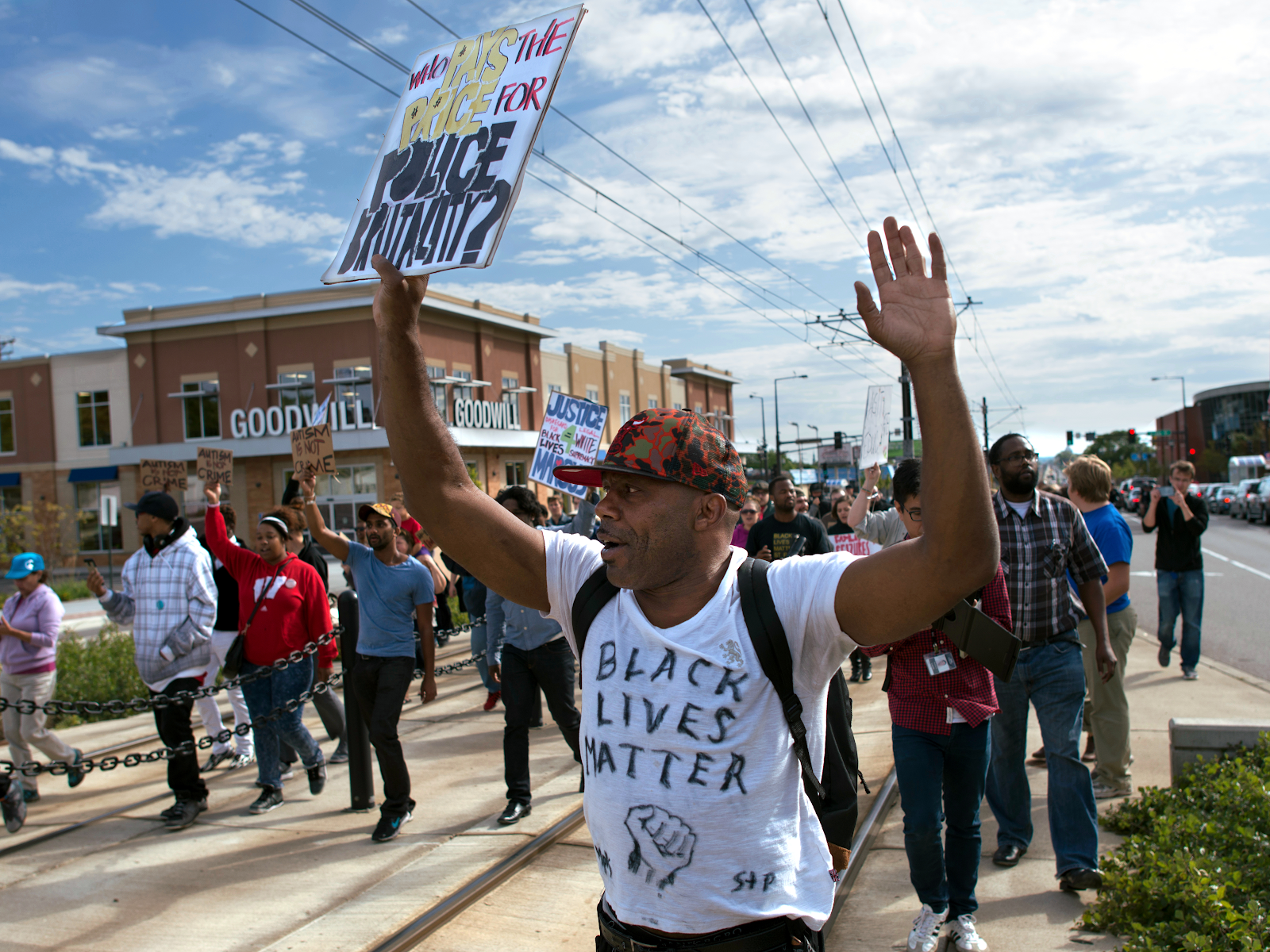 Black Lives Matter protest against St. Paul police brutality