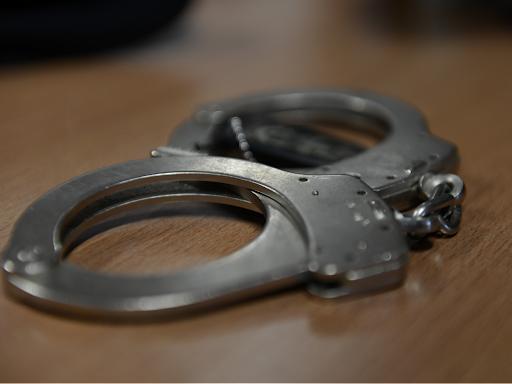 hand cuffs on a table