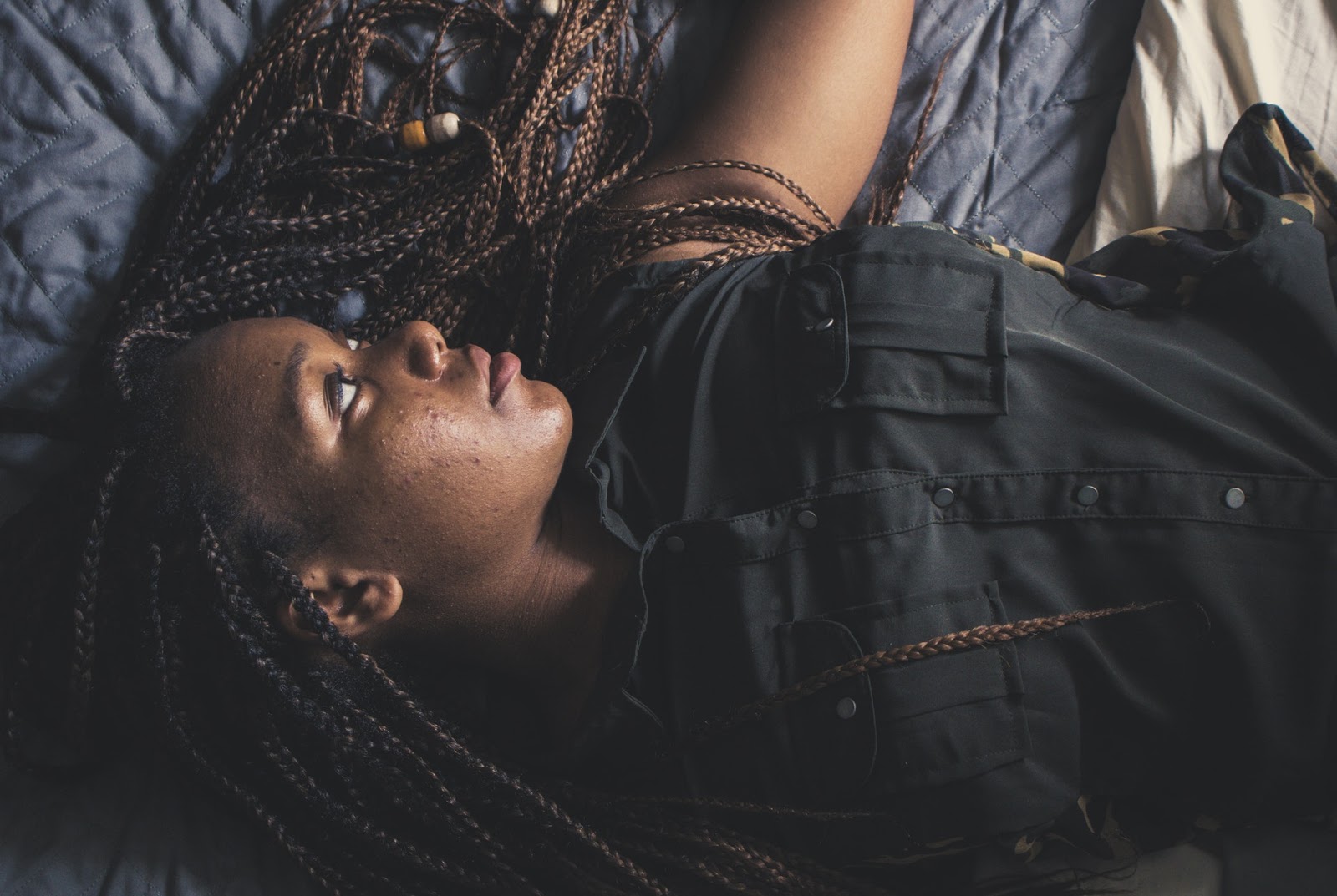 Woman lying down