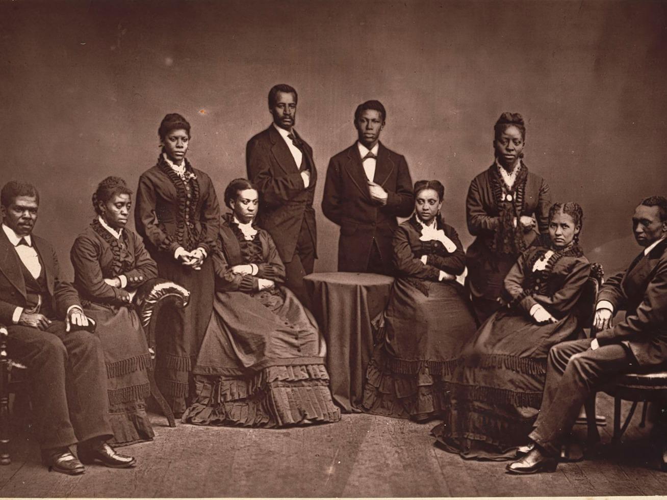 Portrait of Fisk University Jubilee Singers