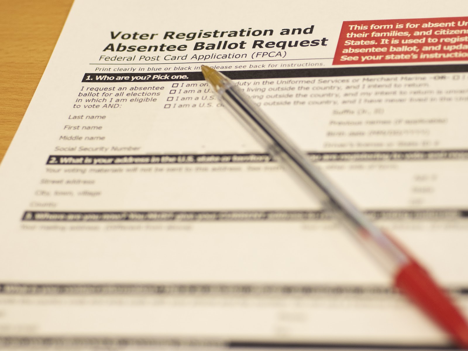 Absentee Ballot