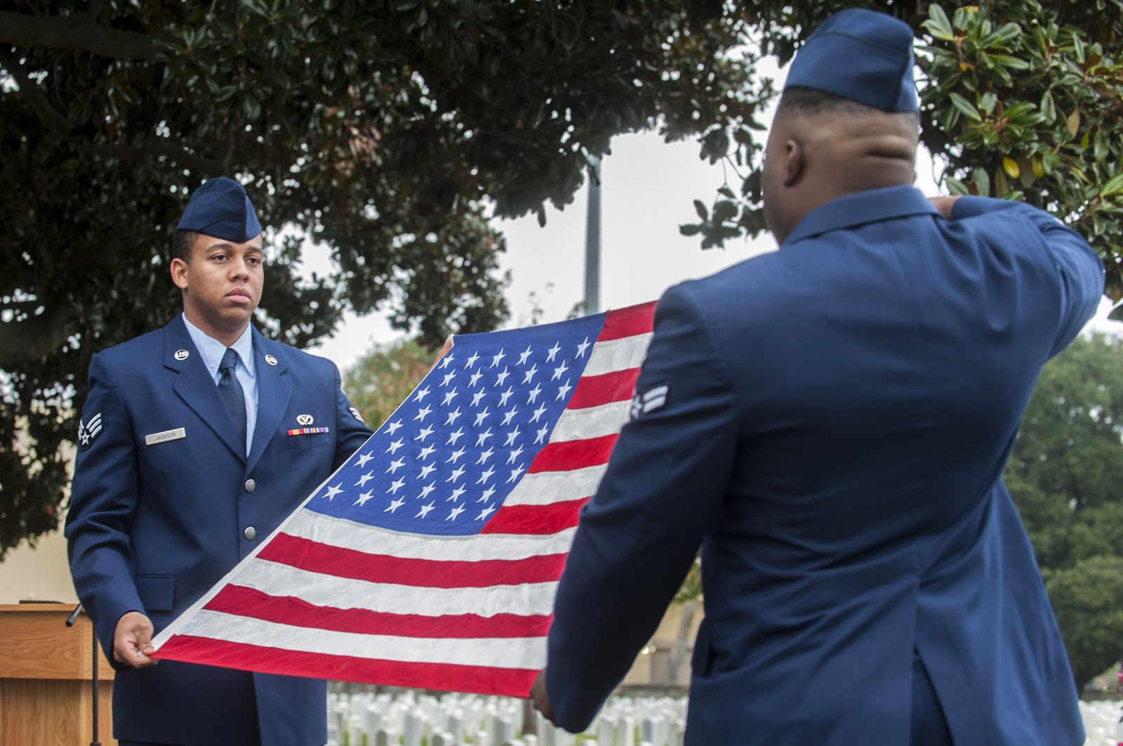 Black soldiers holding flag