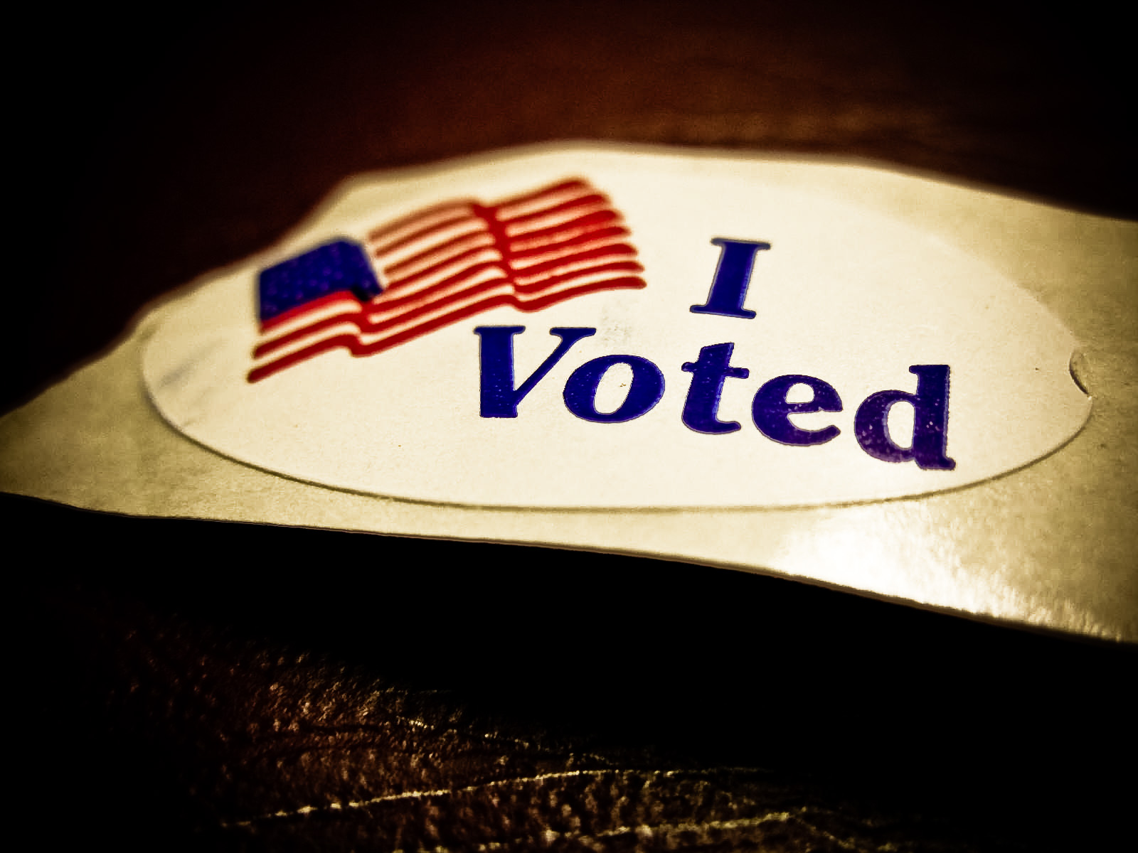 I Voted sticker