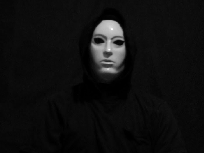 Man in white mask