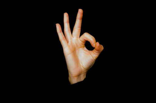 Ok sign with hand