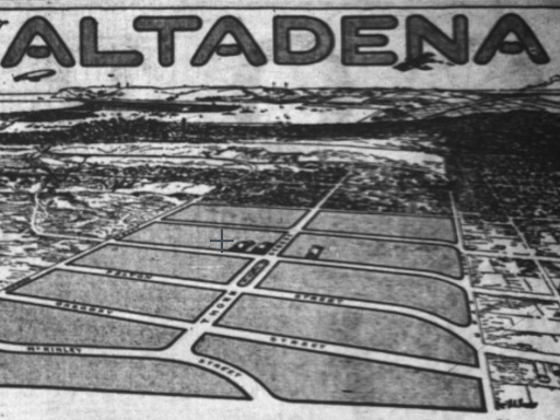 map of altadena california