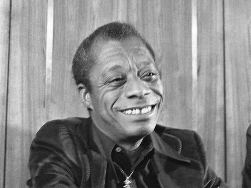 james baldwin smiling