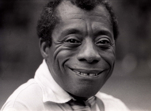 james baldwin smiling