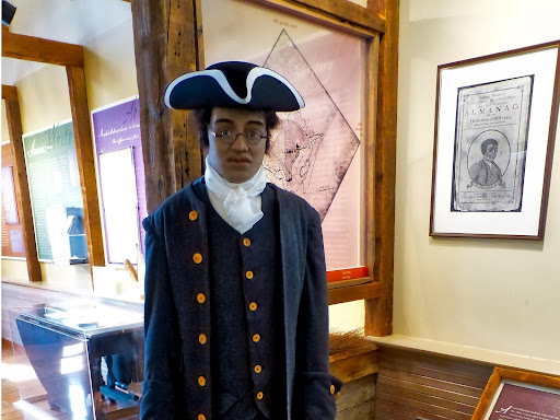 benjamin banneker in historical recreation live actor park and museum
