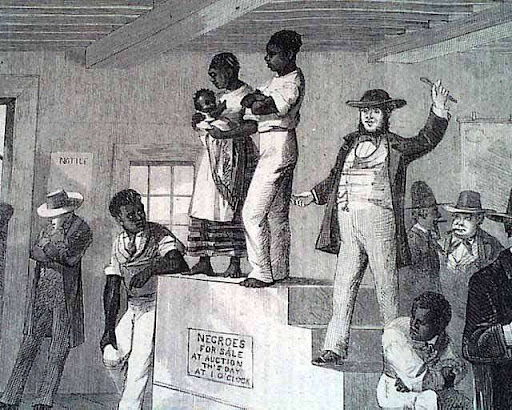 enslaved auction