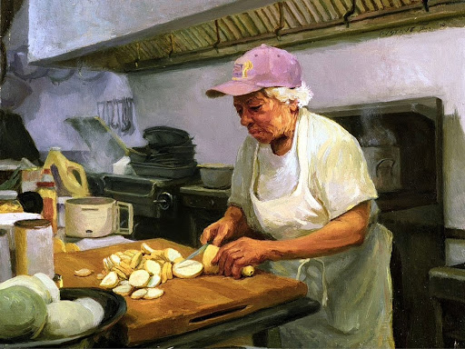 chef cooking in a kitchen