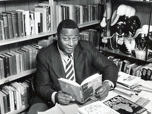 charles blockson in home office