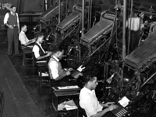linotype operators of the chicago defender