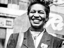 claudia jones smiling