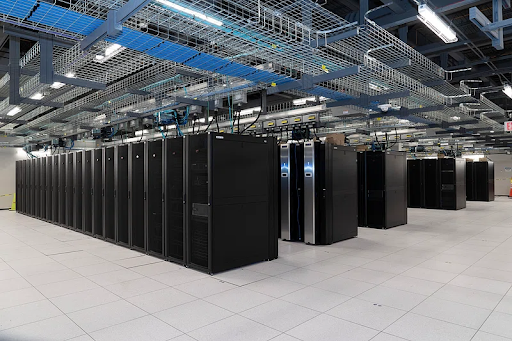 rows of computers