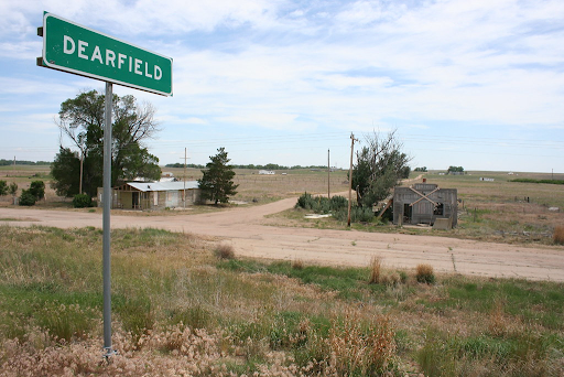 sign that says dearfield