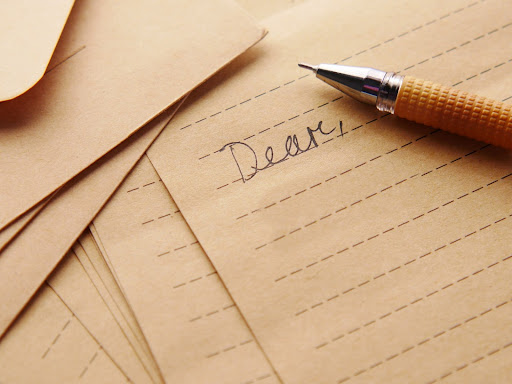 letters in a pile