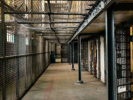 portion of a cell block at the west virginia state penitentiary
