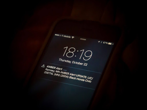 amber alert notification