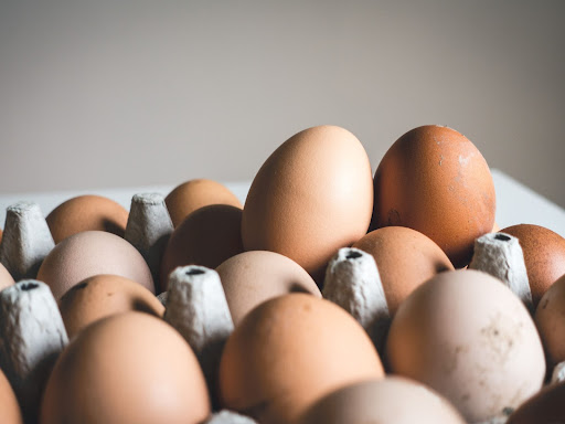 eggs in egg carton