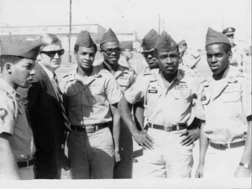 fort hood service men standing together